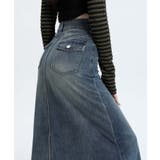 【BANICO】バックスリットデニムスカート | aimoha | 詳細画像13