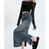 【BANICO】バックスリットデニムスカート | aimoha | 詳細画像7