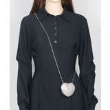 シルバー | 【Jasmine】ミニハートショルダーバッグ | aimoha 