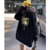 ビッグプリント裏起毛プルオーバーパーカー【AW】 | aimoha | 詳細画像7