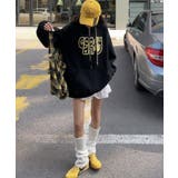 ビッグプリント裏起毛プルオーバーパーカー【AW】 | aimoha | 詳細画像8