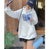 ビッグプリント裏起毛プルオーバーパーカー【AW】 | aimoha | 詳細画像11