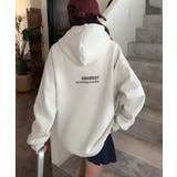 ビッグプリント裏起毛プルオーバーパーカー【AW】 | aimoha | 詳細画像1