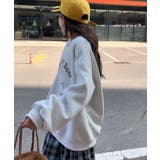 ゆるふわプリント裏起毛スウェット【AW】 | aimoha  | 詳細画像7 