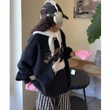 ゆるふわプリント裏起毛スウェット【AW】 | aimoha  | 詳細画像8 