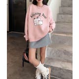 ゆるふわプリント裏起毛スウェット【AW】 | aimoha  | 詳細画像10 