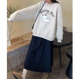 ゆるふわプリント裏起毛スウェット【AW】 | aimoha  | 詳細画像2 