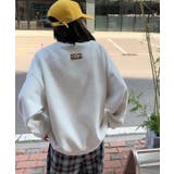 ゆるふわプリント裏起毛スウェット【AW】 | aimoha  | 詳細画像5 