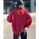 パウプリント刺繍裏起毛スウェット【AW】 | aimoha  | 詳細画像13 