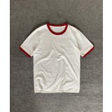 レッド | 【aimoha MEN】バイカラークルーネックTシャツ | aimoha men