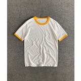 イエロー | 【aimoha MEN】バイカラークルーネックTシャツ | aimoha men