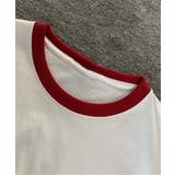 【aimoha MEN】バイカラークルーネックTシャツ | aimoha men | 詳細画像2
