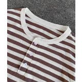 【aimoha MEN】ボーダーヘンリーネックTシャツ | aimoha men | 詳細画像9