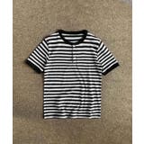 【aimoha MEN】ボーダーヘンリーネックTシャツ | aimoha men | 詳細画像2