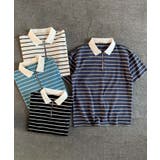 【aimoha MEN】ジップアップボーダーポロシャツ | aimoha men | 詳細画像8 