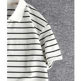 【aimoha MEN】ジップアップボーダーポロシャツ | aimoha men | 詳細画像2 