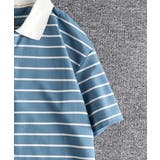 【aimoha MEN】ジップアップボーダーポロシャツ | aimoha men | 詳細画像5 