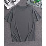 ダークグレー | 【aimoha MEN】ラウンドヘムTシャツ | aimoha men