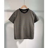 グレー | 【aimoha MEN】ボーダークルーネックTシャツ | aimoha men