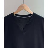 【aimoha MEN】スリットネックTシャツ | aimoha men | 詳細画像1 
