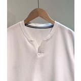【aimoha MEN】スリットネックTシャツ | aimoha men | 詳細画像4 