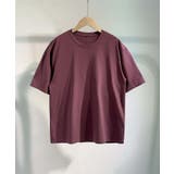 パープル | 【aimoha MEN】ベーシックモダールTシャツ | aimoha men