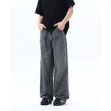 グレー | 【aimoha neo】Grunge Style Wide Jeans | aimoha men