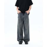 【aimoha neo】Grunge Style Wide Jeans | aimoha men | 詳細画像3 