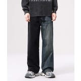 ブラック | 【aimoha neo】Urban Patchwork Denim | aimoha men