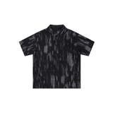 ブラック | 【aimoha neo】Artistic Blur Shirt | aimoha men