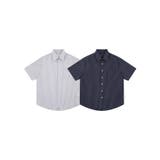 【aimoha neo】Dual Tone Stripe Shirt | aimoha men | 詳細画像1 