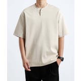 aimoha men シンプルヘンリーネックシャツ | aimoha men | 詳細画像2 