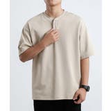 aimoha men シンプルヘンリーネックシャツ | aimoha men | 詳細画像3 