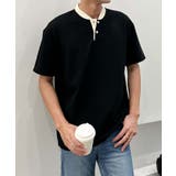ブラック | aimoha men ナチュラルトーンポロトップス | aimoha men