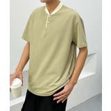 aimoha men ナチュラルトーンポロトップス | aimoha men | 詳細画像4 