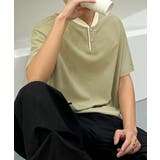 グレージュ | aimoha men ナチュラルトーンポロトップス | aimoha men