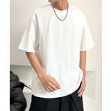 aimoha men ミニマルデザインクルーネックTシャツ | aimoha men | 詳細画像14 