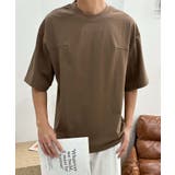 aimoha men ミニマルデザインクルーネックTシャツ | aimoha men | 詳細画像2 