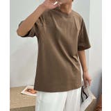 aimoha men ミニマルデザインクルーネックTシャツ | aimoha men | 詳細画像3 