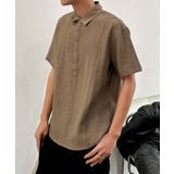 aimoha men ナチュラルカラーリネン風ポロシャツ | aimoha men | 詳細画像16 