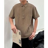 aimoha men ナチュラルカラーリネン風ポロシャツ | aimoha men | 詳細画像18 