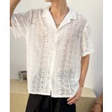 ホワイト | 【aimoha neo】Ethereal Knit Shirt | aimoha men