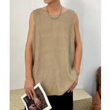 ベージュ | 【aimoha neo】Layer Flex No-Sleeves Tee | aimoha men