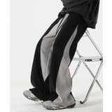 ブラック | 【aimoha neo】Contrast Flow Sweatpants | aimoha men