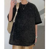 ブラック | 【aimoha neo】Vintage Dye Crewneck | aimoha men