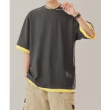 【aimoha neo】Monochrome Trim T-Shirt | aimoha men | 詳細画像8 