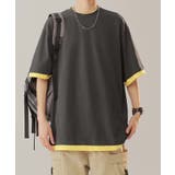 【aimoha neo】Monochrome Trim T-Shirt | aimoha men | 詳細画像12 