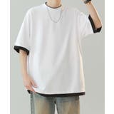 【aimoha neo】Monochrome Trim T-Shirt | aimoha men | 詳細画像14 