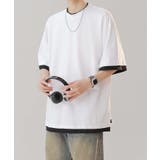 【aimoha neo】Monochrome Trim T-Shirt | aimoha men | 詳細画像15 
