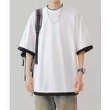 【aimoha neo】Monochrome Trim T-Shirt | aimoha men | 詳細画像16 